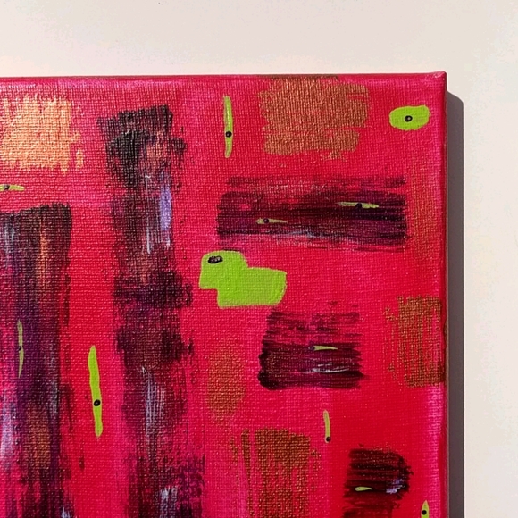 Original abstract painting bright and beautiful!